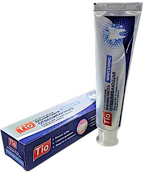 Зубная паста TIO Отбеливающая 100мл 1/72