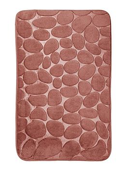 Коврик для ванной 50*80см Камни Chocolate темно-коричневый 1/30 S007