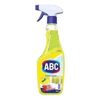 Очиститель стекол,зеркал ABC лимон 500мл 1/12 (1058)