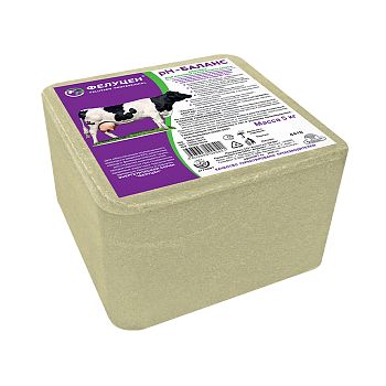 Соль лизунец Фелуцен для крупного рогатого скота PH баланс 5 кг.