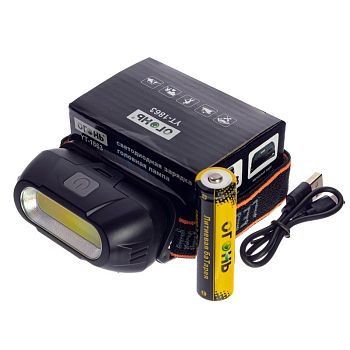 Фонарь на голову YT-1863 1LED 3режима,USB 1/60 Фонарь на голову YT-1863 1LED 3режима,USB 1/60