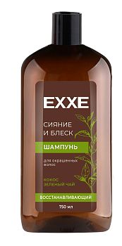 Шампунь EXXE "Сияние и блеск" Восстанавливающий д/окрашенных волос, 750мл () 1/8