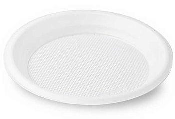 Тарелка одноразовая большая D205 100шт