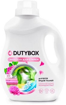 Гель для стирки Dutybox ЭКО универсальный + пятновыводитель "Розовый пион" GRASS 1л 1/6