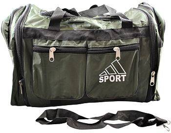 Сумка спортивная большая SPORT 2кармана,атлас 1/10