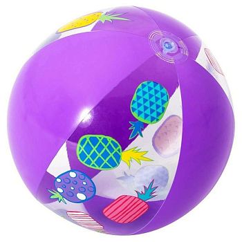 Мяч 51см пляжный цвета микс 31036