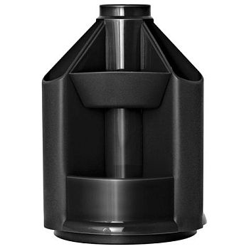 Органайзер подставка 107*107*140мм 10 отделений черный ОР70