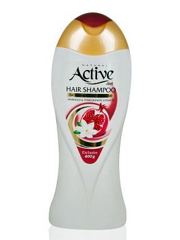 Шампунь ACTIVE Иран Экстракт граната и календулы д/окр. волос 400мл 1/12
