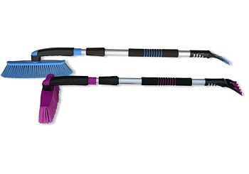 Щетка автомобильная + скребок телеск. бульдозер (95-134,5) СА-59 CU-59 1/12