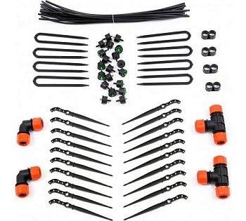 Полив. Расширительный комплект к капельному поливу от водопровода "Жук" 7832 Полив. Расширительный комплект к капельному поливу от водопровода "Жук" 7832