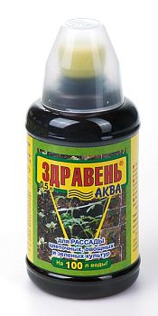 Здравень Аква 0,5 литра для рассады цветочных, овощных и зеленых культур 1/12 Здравень Аква 0,5 литра для рассады цветочных, овощных и зеленых культур 1/12