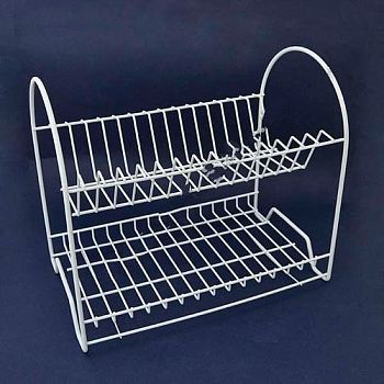 Сушилка для посуды Люкс без поддона белая г.Орел