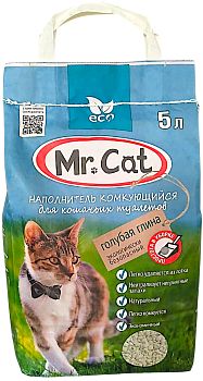 Наполнитель Mr.Cat комкующийся Голубая Глина 5л 1/280