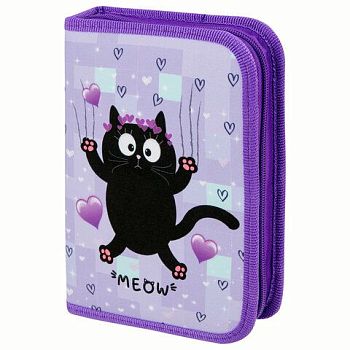 Пенал 1 отд 200*140 Falling cat ПИФАГОР полиэстер 272287