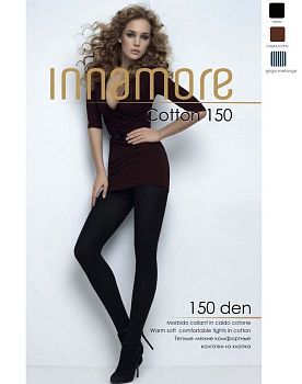Колготки INNAMORE Cotton 150 размер 3 черные
