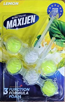 Блок освежитель д/унитаза SVO МАКСИДЖЕН ECO LEMON 2*48г 1/80