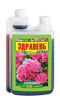 Здравень Аква 1 литр Opti DOZA садовые цветы 1/6 Здравень Аква 1 литр Opti DOZA садовые цветы 1/6