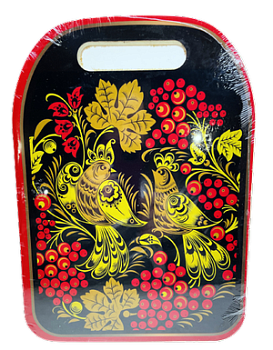 Доска разделочная Хохлома квадратная 29*21см 100шт