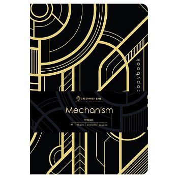 Тетрадь 40л КЛЕТ "Mechanism" софт-тач, лам., NS40A5-43992