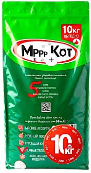 МЕРКУРИЙ (МП) Корм для кошек Мррр Кот "нежная телятина" 10кг