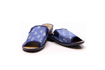 Тапочки Ж. дом.ФРИВЕЙ Ж-17 УЗОР отк.нос р.36-40 6п *