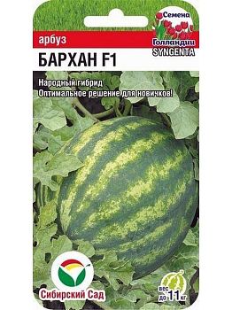 Арбуз Бархан F1 ц/п 4шт СибС