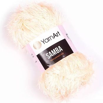 Пряжа SAMBA травка (204) светло оранжевый (в уп.5шт) Пряжа SAMBA травка (204) светло оранжевый (в уп.5шт)