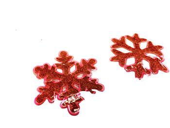 Наклейка на стекло сил. 21*24см Снежинки цветные,ассорти А-36 24/288