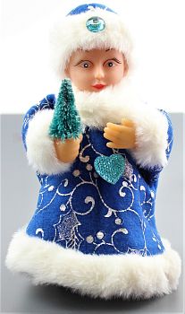 Фигура Снегурочка 16см (поет) без эл.питания 1/20