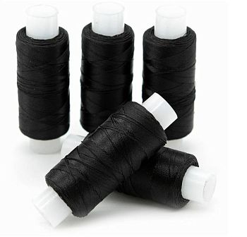 Нитки черные набор 30шт.(УПАКОВКА)